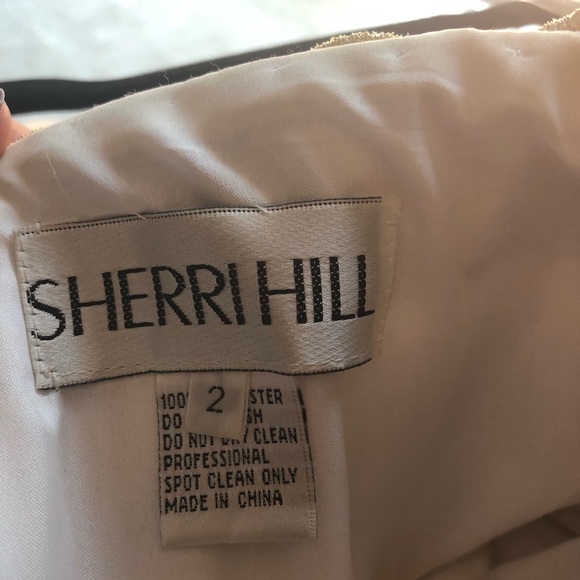 Sherri Hill Gold short dress - Picture 4 of 4